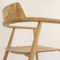 Стул Самурай, дуб натуральный/покрытие бесцветное купить в Минске